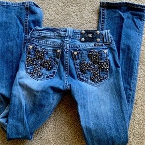 size 25 bootcut miss me jeans